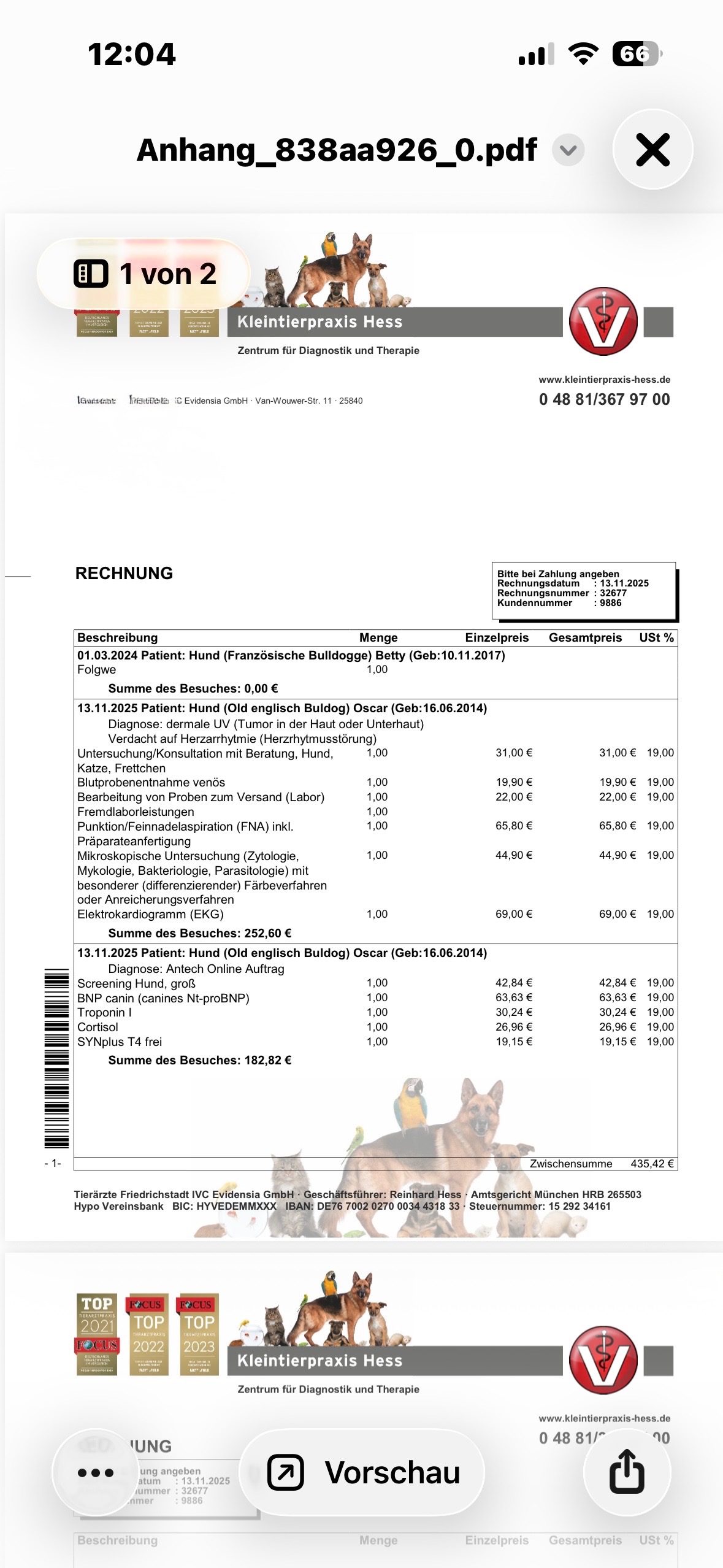 Brauche Unterstützung bei den Tierarzt kosten campaign photo, 2 of 6