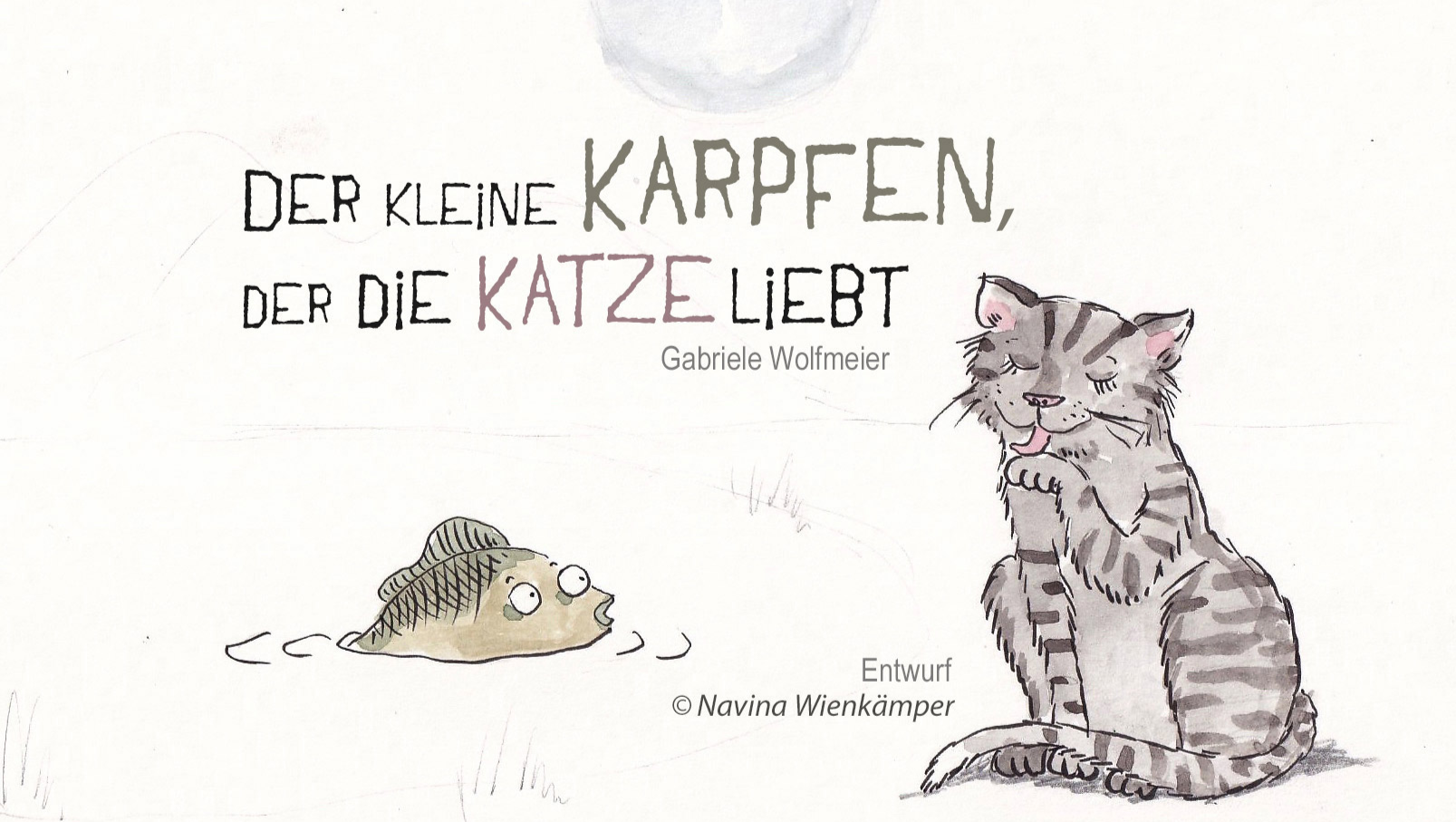 Der kleine Karpfen liebt die Katze pinned link photo