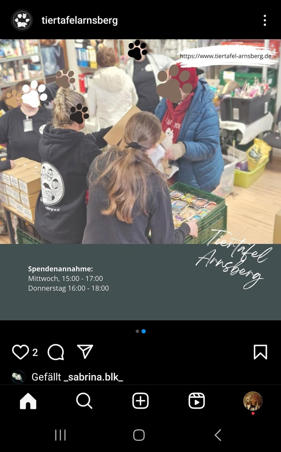„Ein Fahrzeug für unsere Tiertafel – Hilfe für Tiere in Not“ campaign photo, 5 of 6