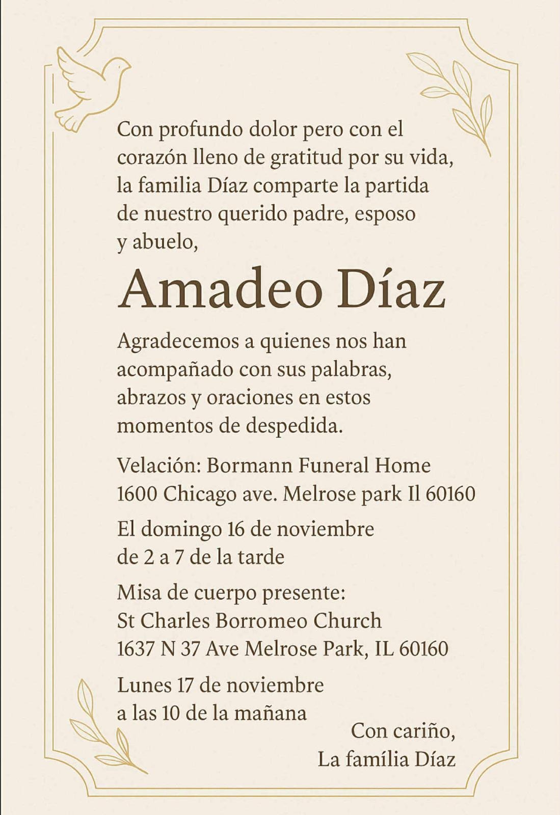 Honor a Father's Memory: Send Him Home campaign photo, 2 of 4
