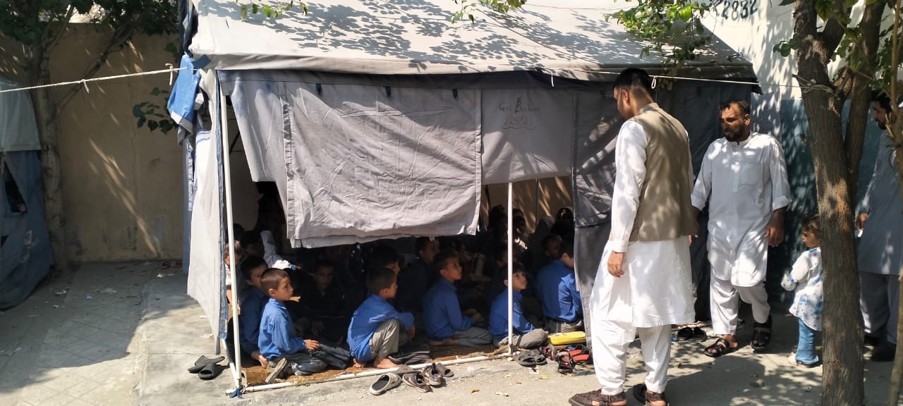 Build Classrooms for Children Studying in Tents campaign photo, 6 of 7