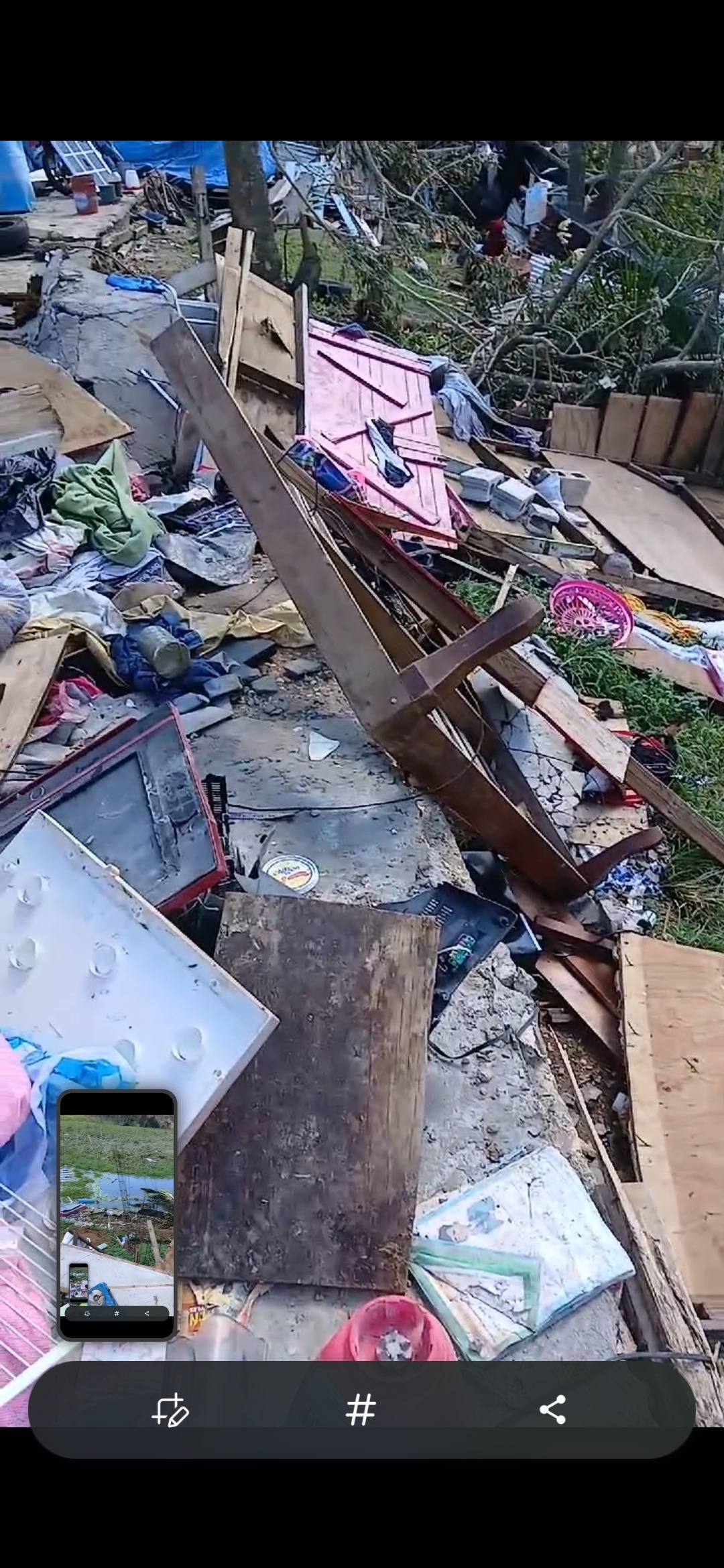 Please help a mother of two rebuild after hurricane Melissa campaign photo, 5 of 8