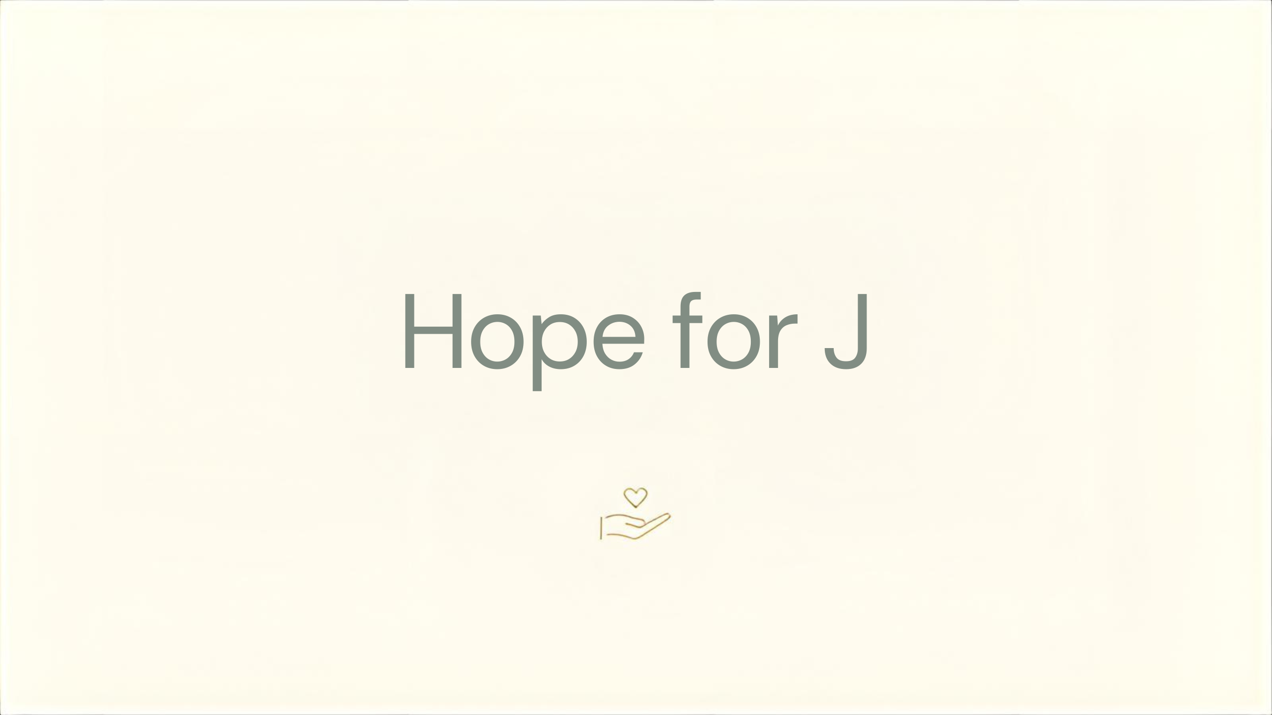 Hope for J campaign photo, 2 of 4