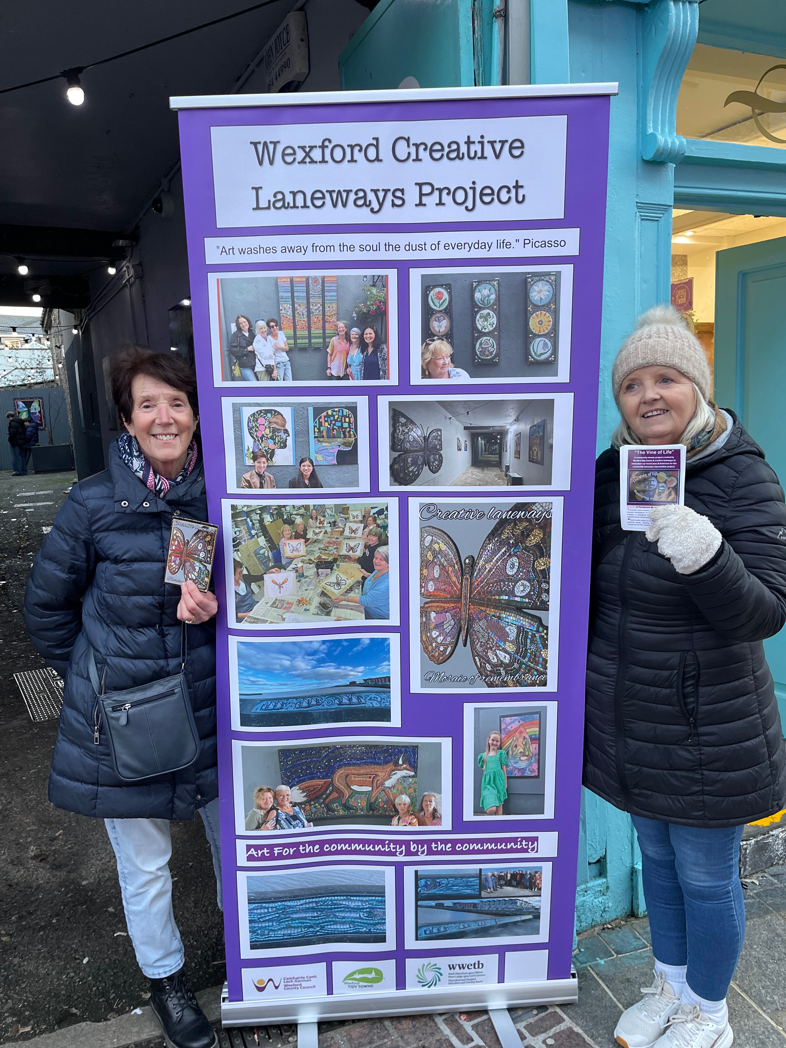 The Vine of Life -Wexford creative laneways project campaign photo, 6 of 8