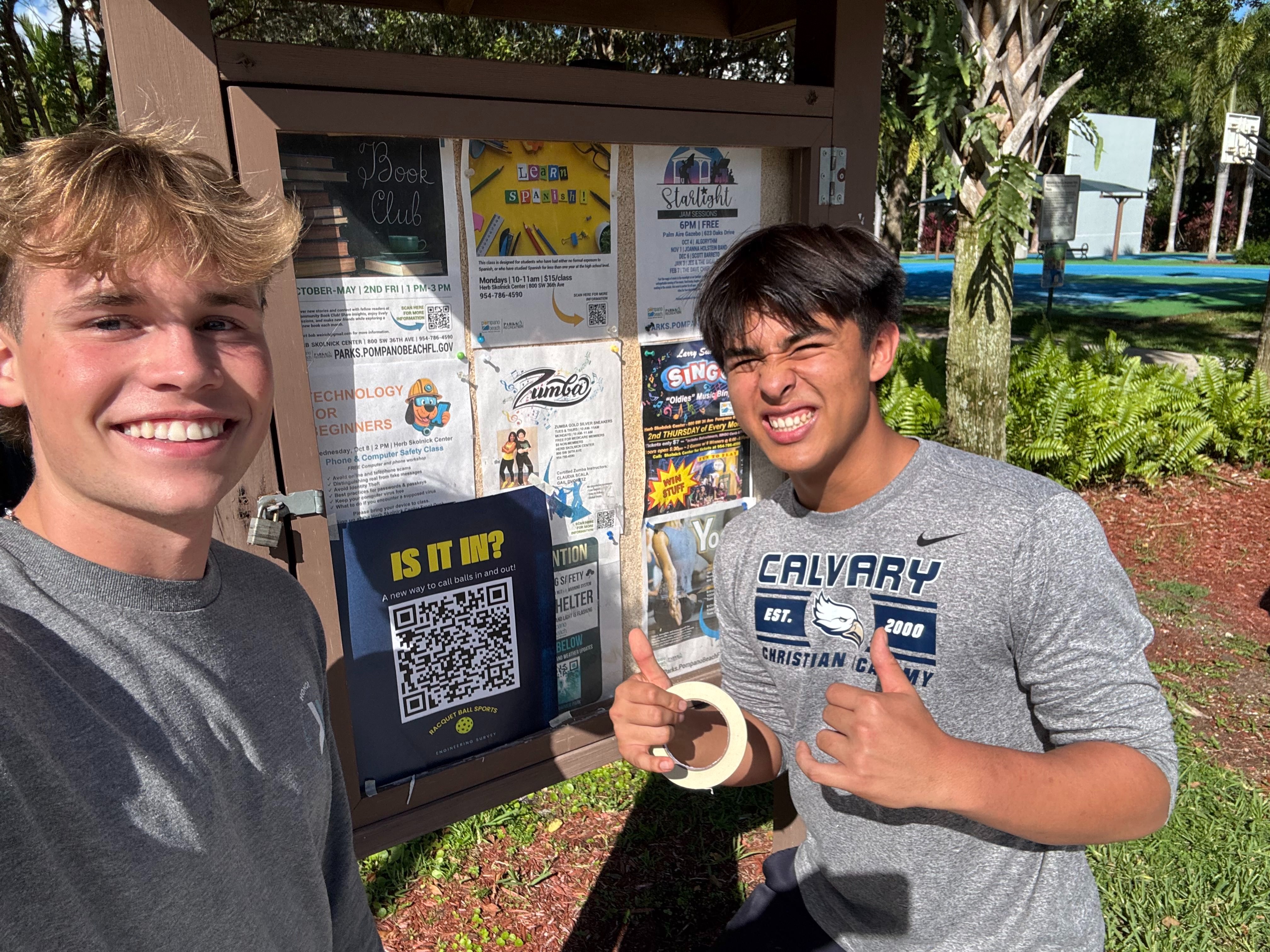HS Seniors’ Pickleball Line-Calling System campaign photo, 4 of 7