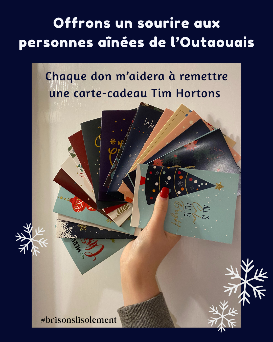 Offrez un petit cadeau aux personnes aînées de la région campaign photo, 2 of 4