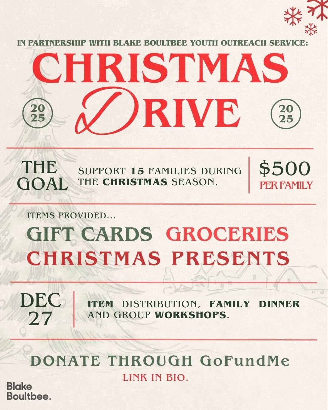 2025 Christmas Drive - Blake Boultbee Youth Outreach Service campaign photo, 2 of 4