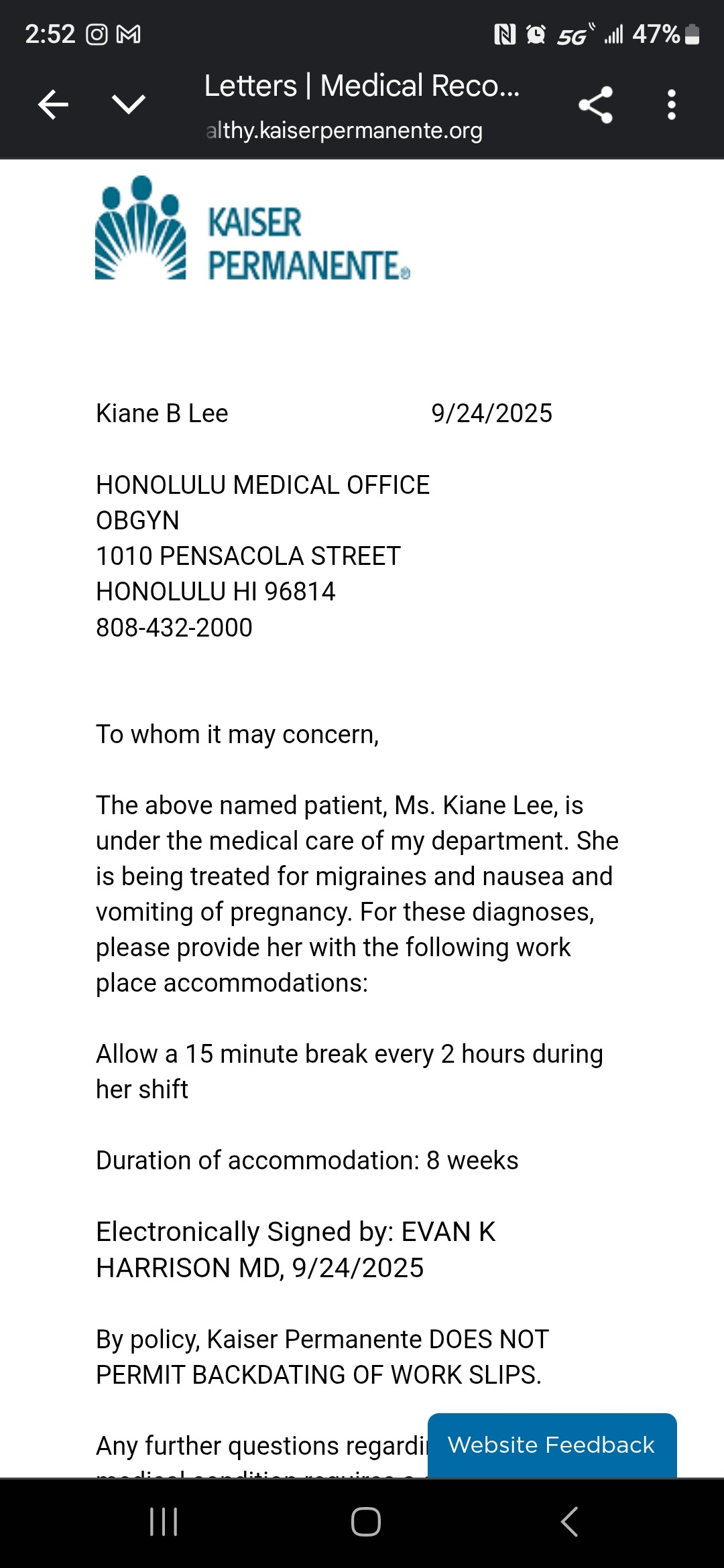 Help Kiane Overcome Health Challenges and Financial Strain campaign photo, 7 of 8