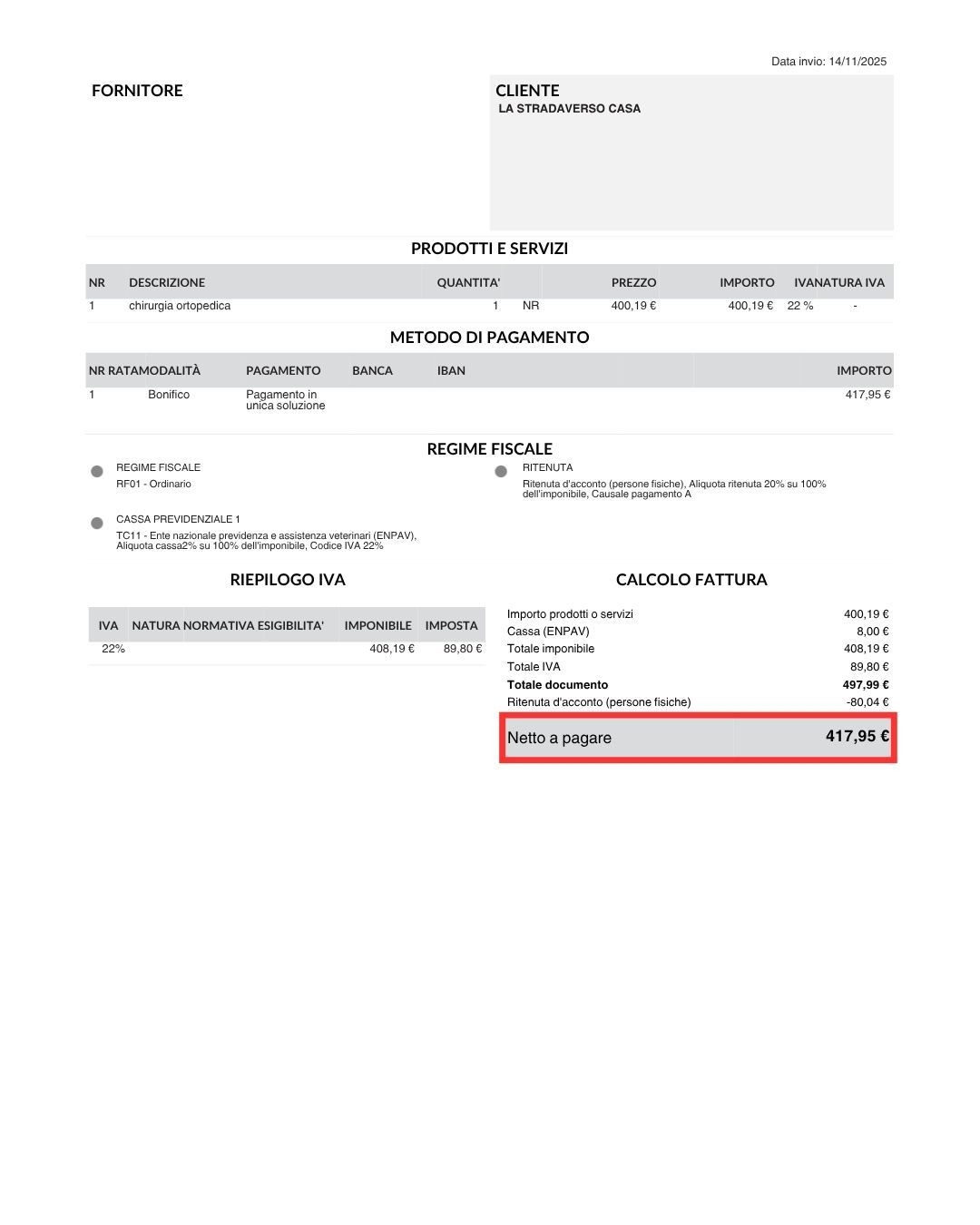 Circa 3.000€ DA PAGARE PER L'INTERVENTO ALLA ZAMPA DI ANNA campaign photo, 4 of 5