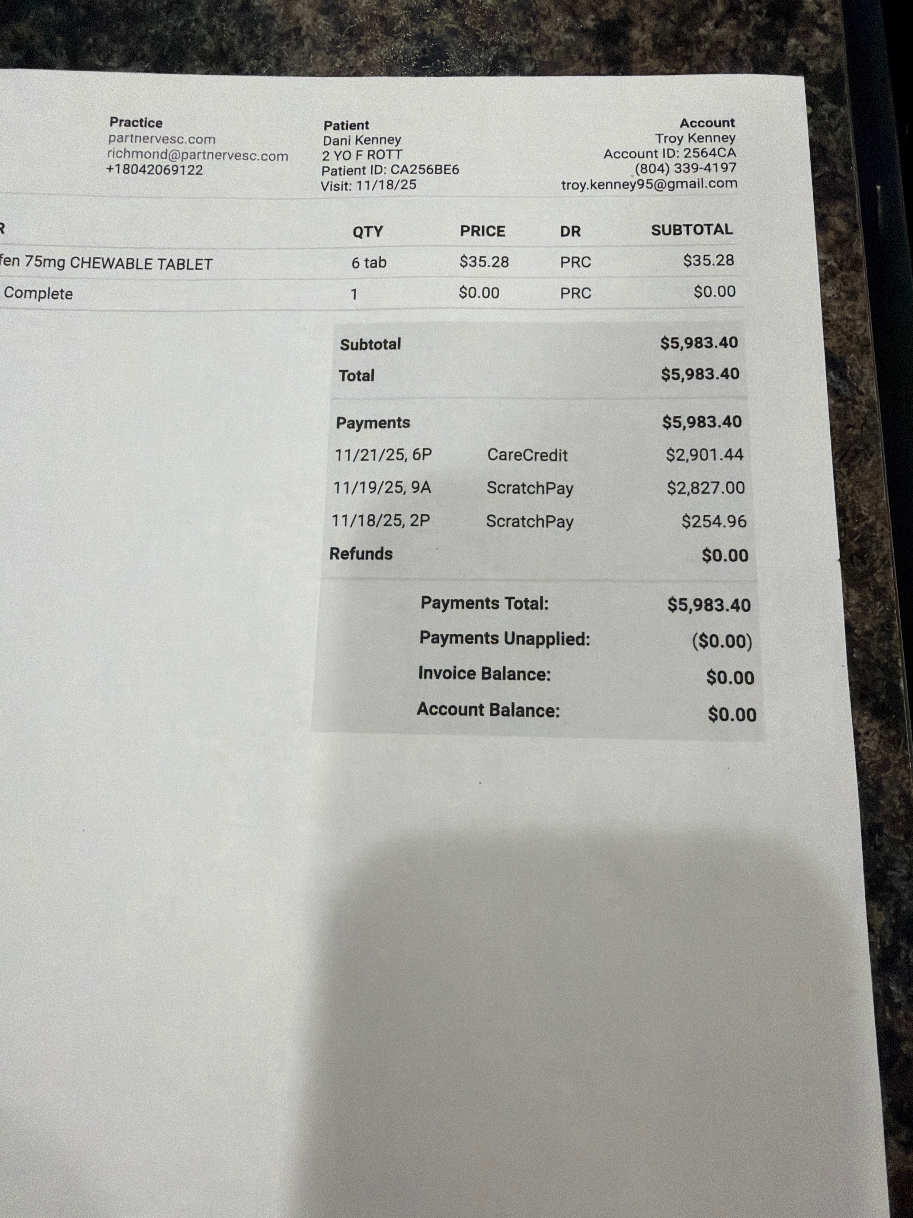 Donate to Help Troy Overcome Vet Bills for Dani campaign photo, 6 of 8