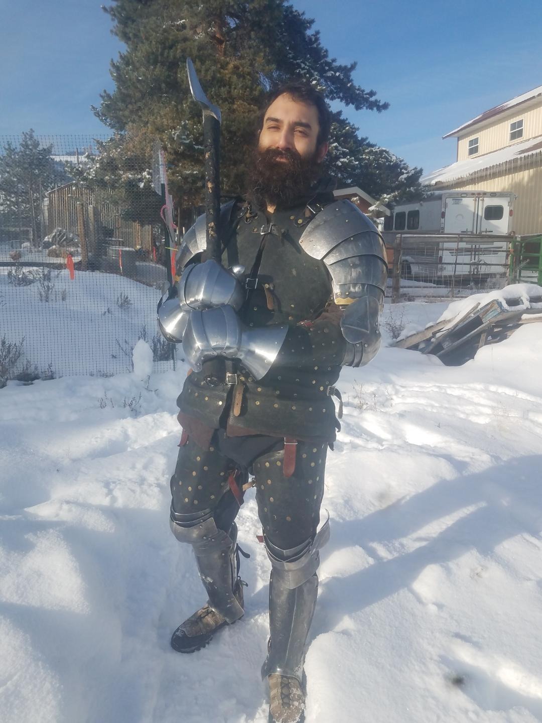 Help Clinton Compete in Medieval Armor Combat campaign photo, 7 of 8