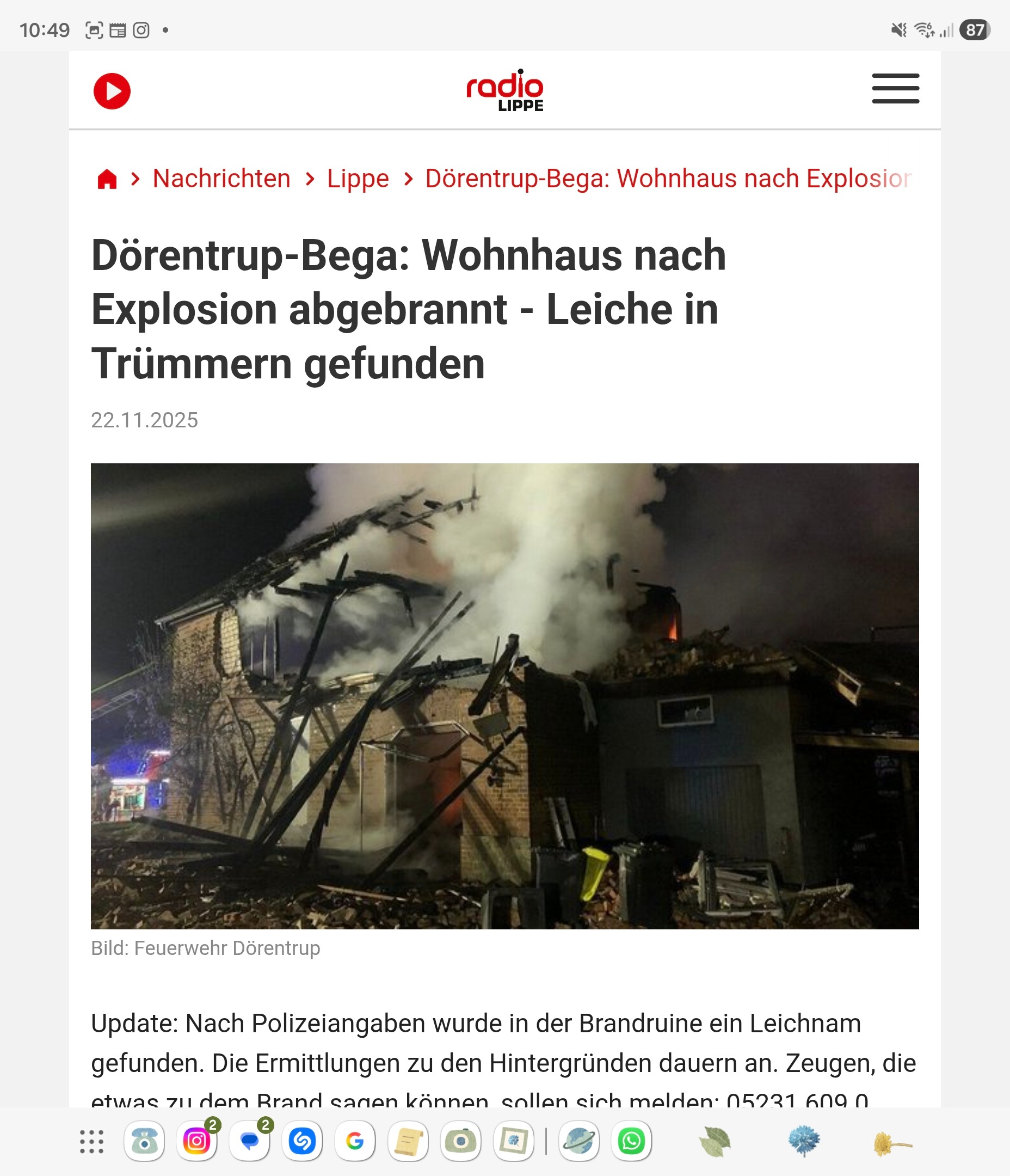 Mutter mit 3 Kindern bei Explosion Mann und Haus verloren campaign photo, 2 of 4