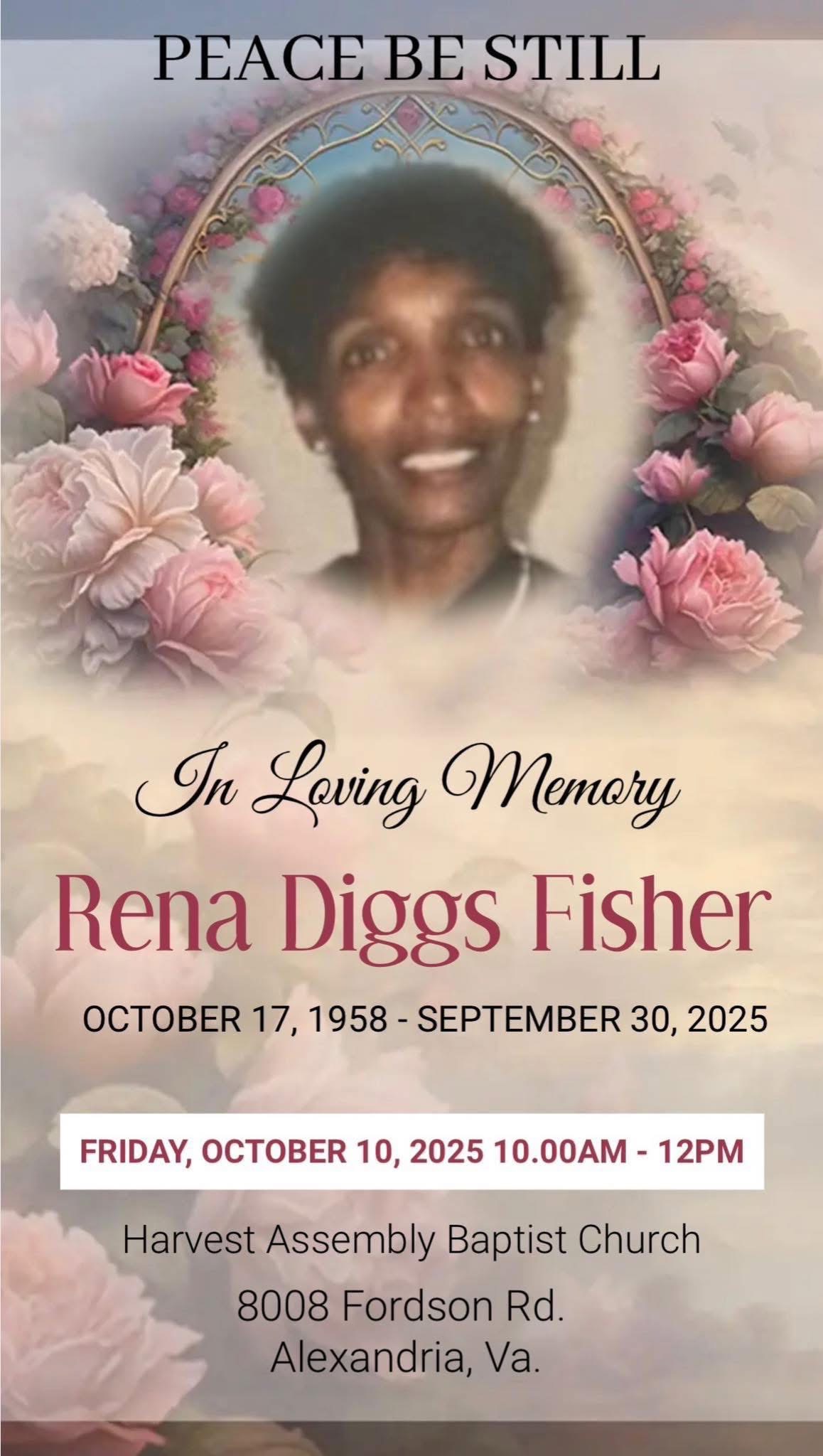 Support Rena Fisher Diggs' Cremation Costs campaign photo, 2 of 4