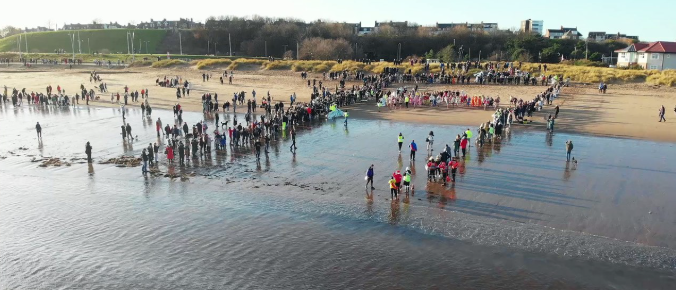 Cancer Connections Boxing Day Dip campaign photo, 2 of 4