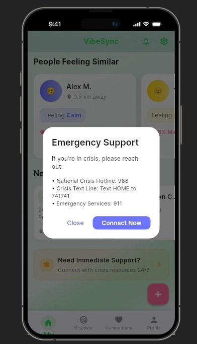 Back VibeSync – Real Emotional Connection app campaign photo, 7 of 8