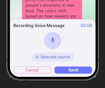 Back VibeSync – Real Emotional Connection app campaign photo, 4 of 8