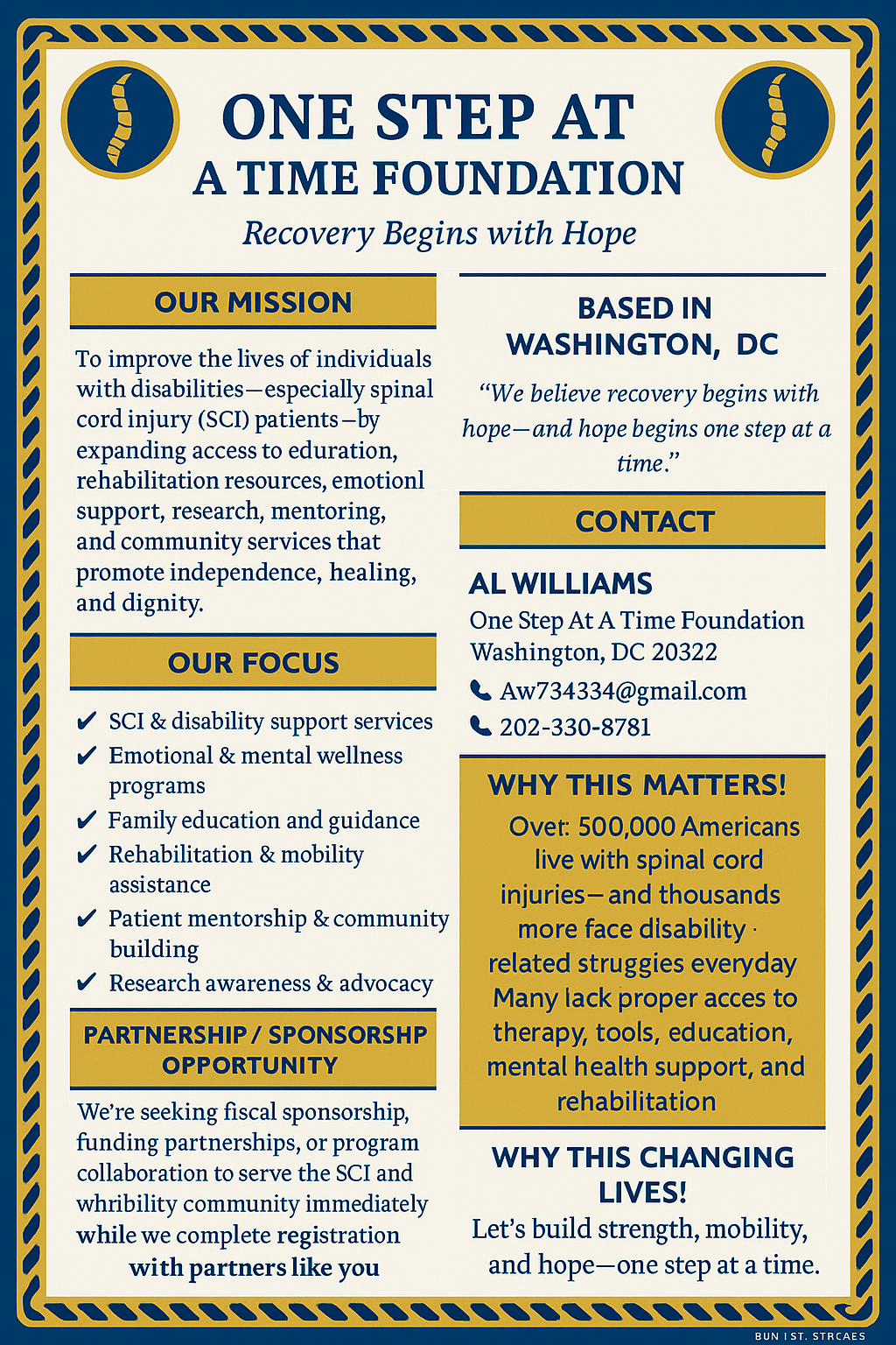 One Step At A Time: Hope for SCI & Disabilities campaign photo, 7 of 8