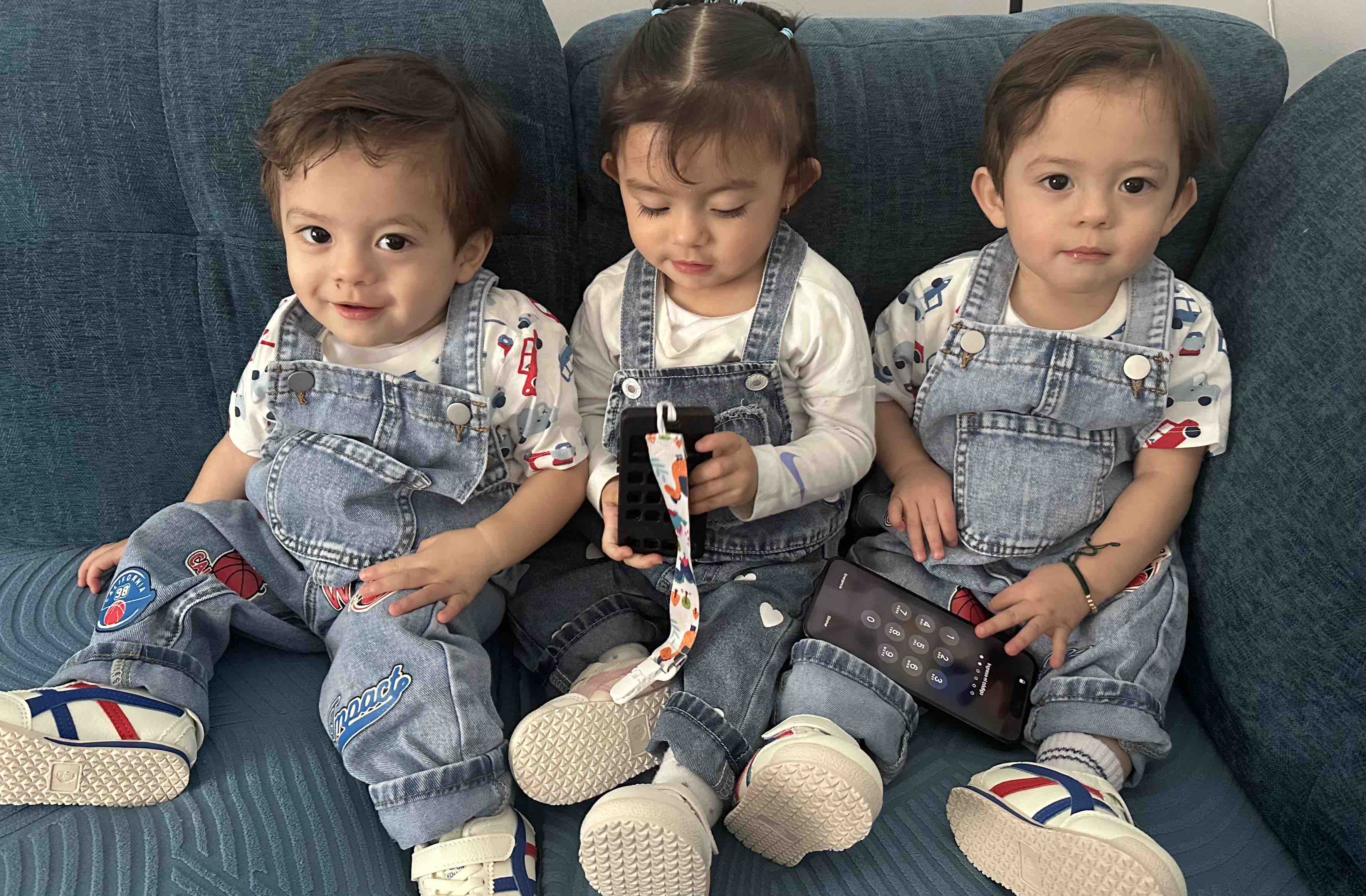 Mother of triplets in Detroit campaign photo, 6 of 8