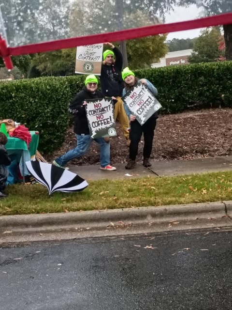64&Knollwood, Striking baristas! campaign photo, 2 of 3
