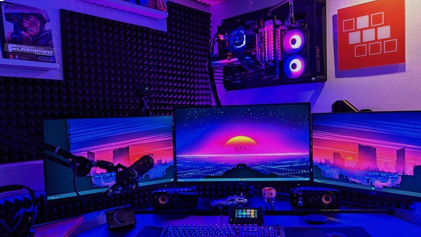 Help to get a professional gaming setup photo