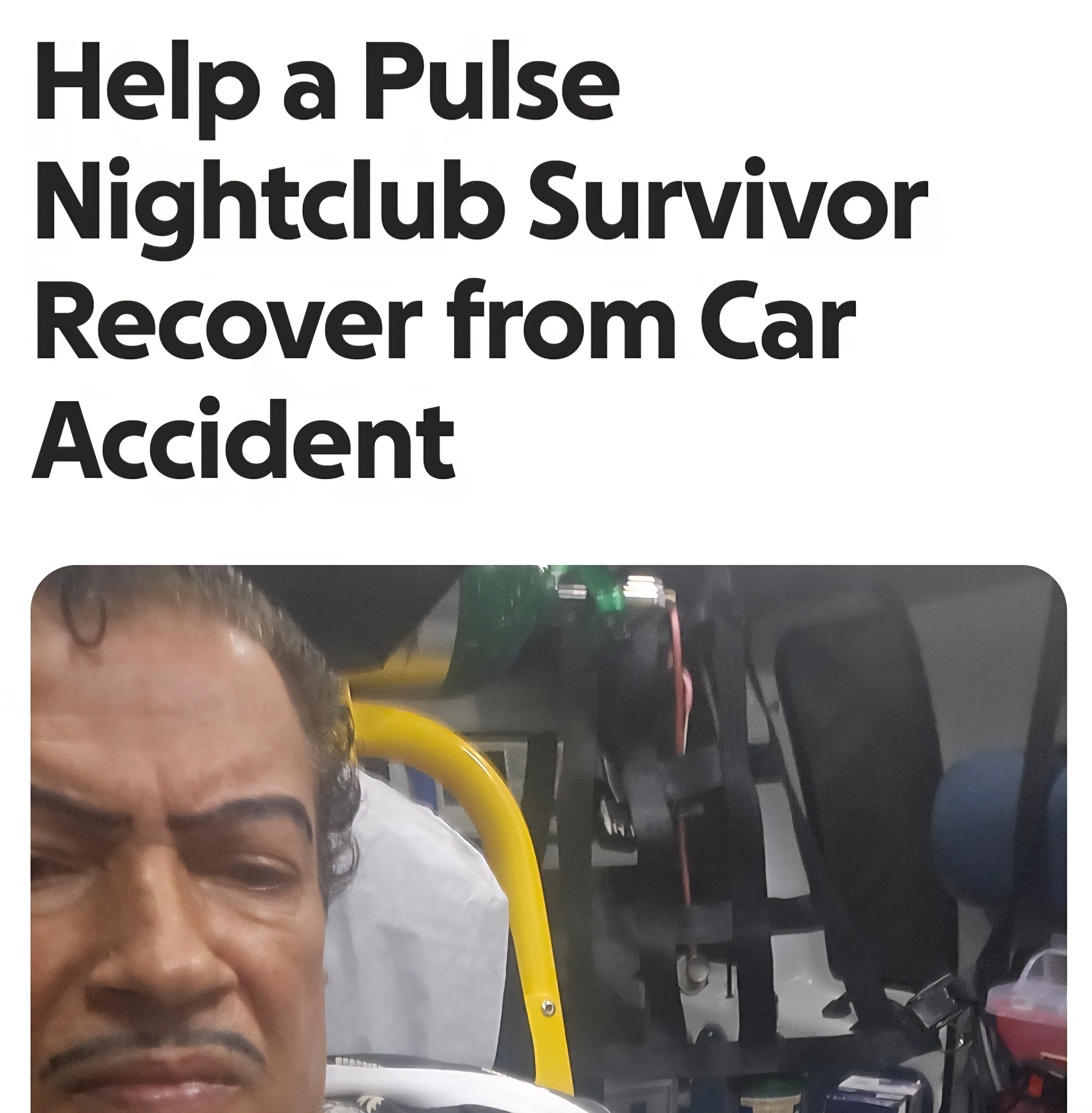 Help a Pulse Nightclub Survivor Recover from Car Accident campaign photo, 5 of 8