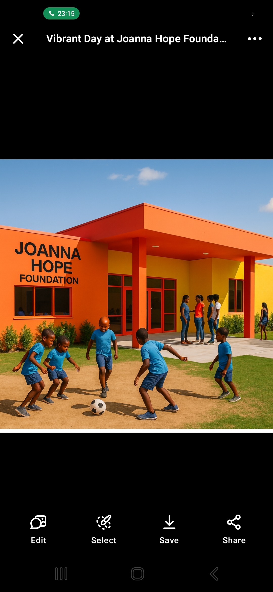 Joana hope Foundation campaign photo, 2 of 5