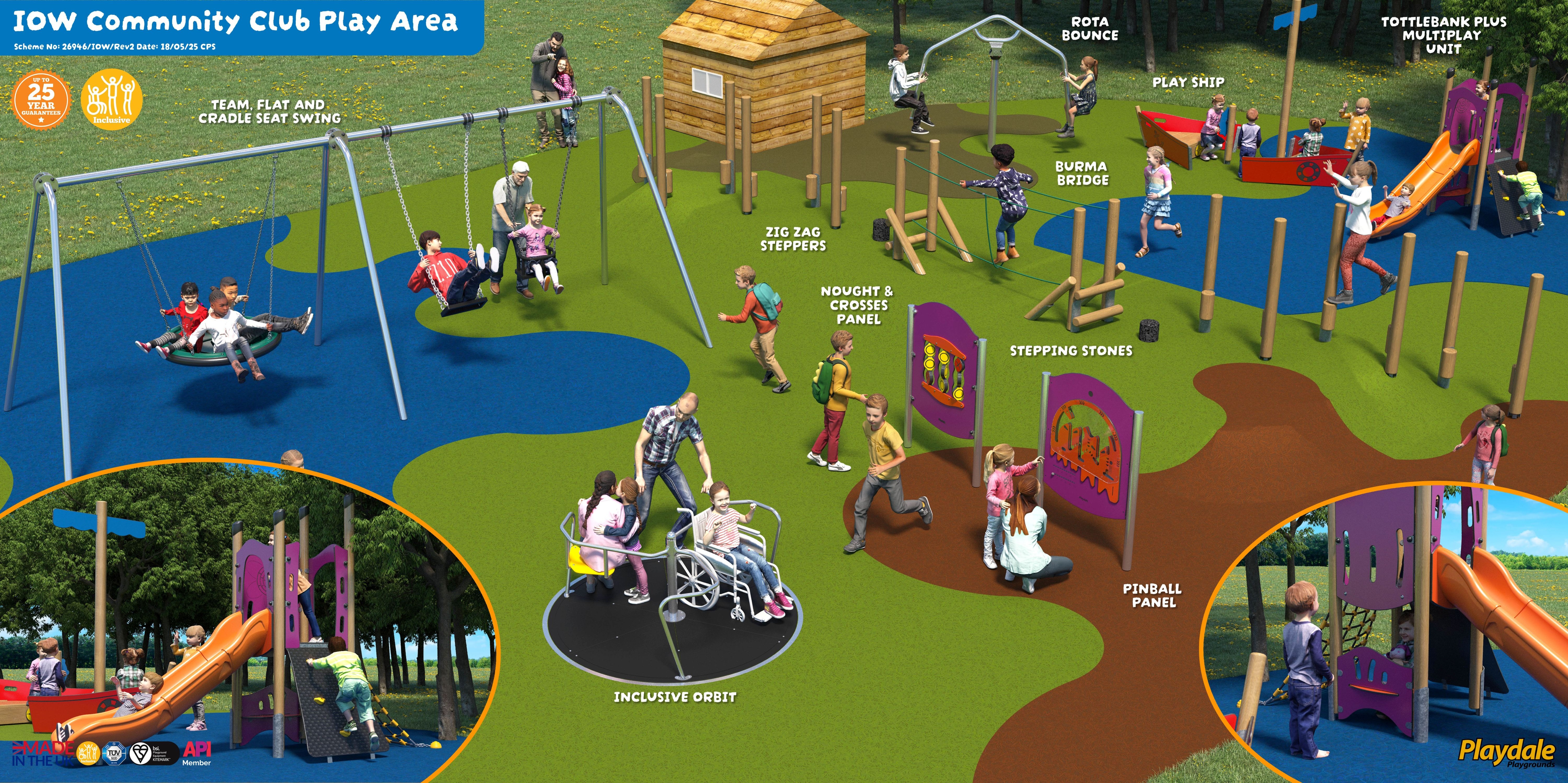 Play for All:Isle of Wight Community Club Inclusive Playpark campaign photo, 2 of 4