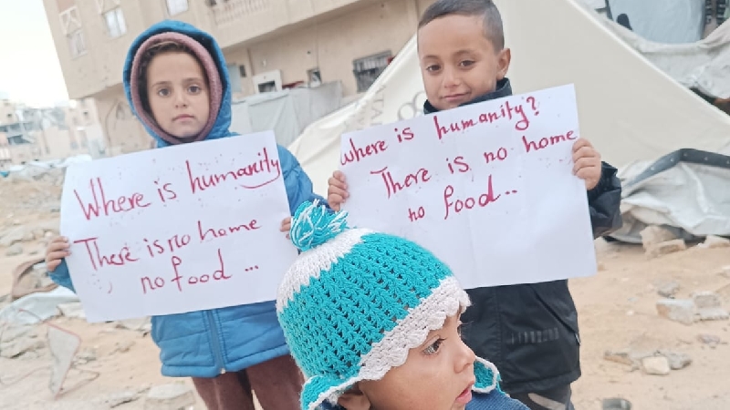 Rebuild our home in Gaza, our children are waiting photo