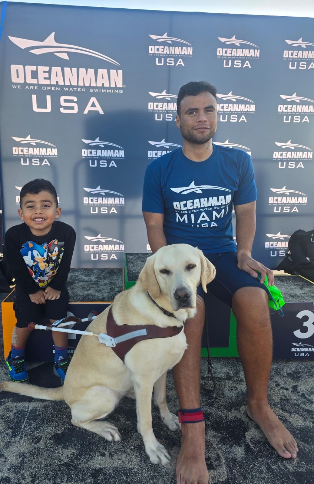 Help Blind Triathlete Father Achieve 2026 Athletic Goals campaign photo, 2 of 4