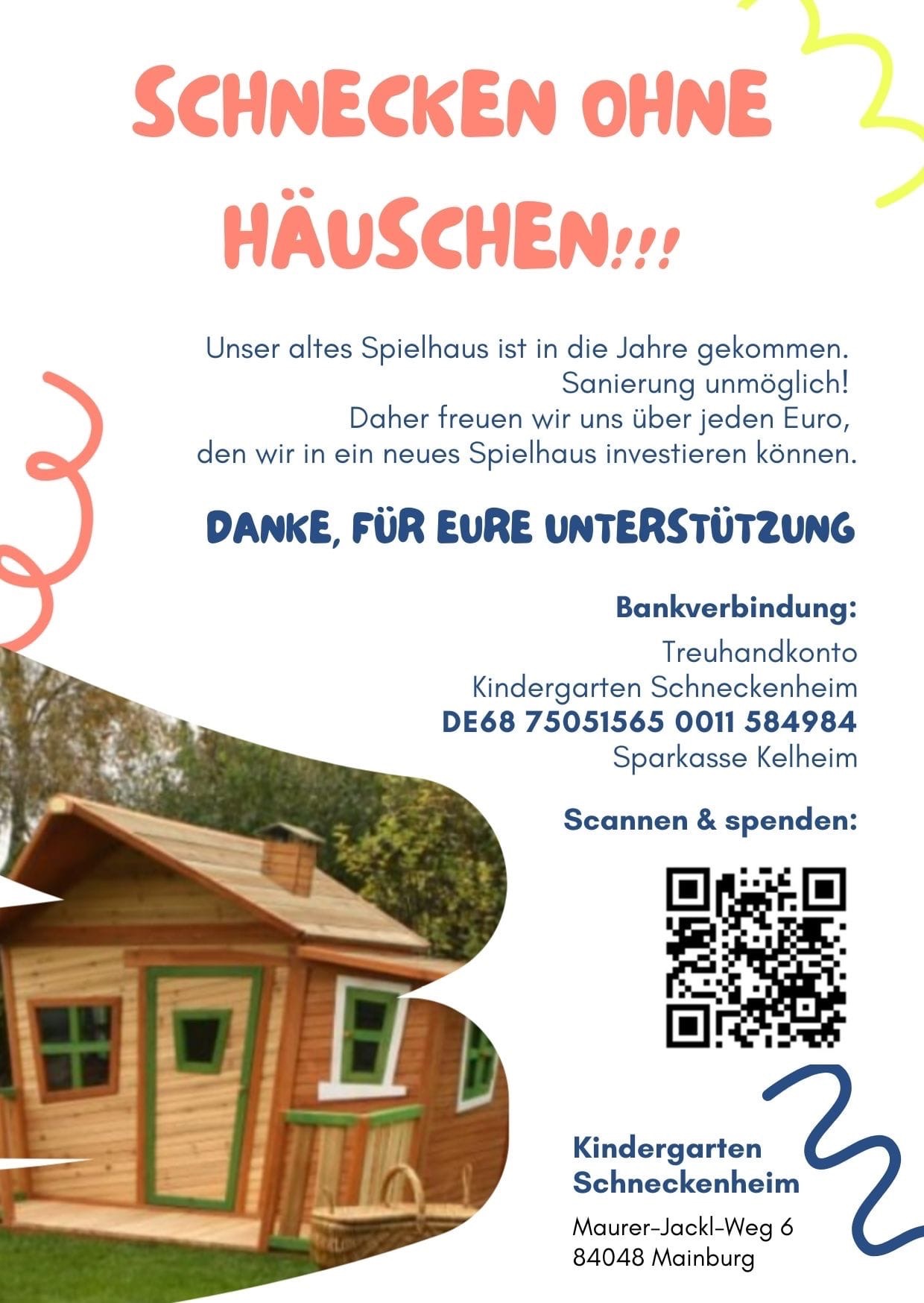 Ein neues Spielhaus für die Kinder im Schneckenheim campaign photo, 4 of 5