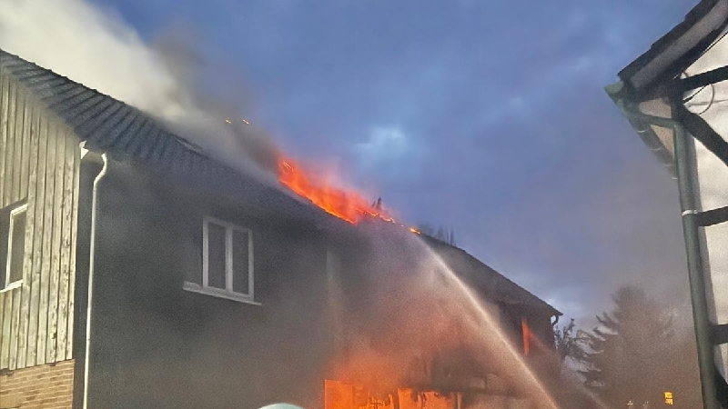 Hausbrand von Familie Bialek in Burscheid Dierath photo