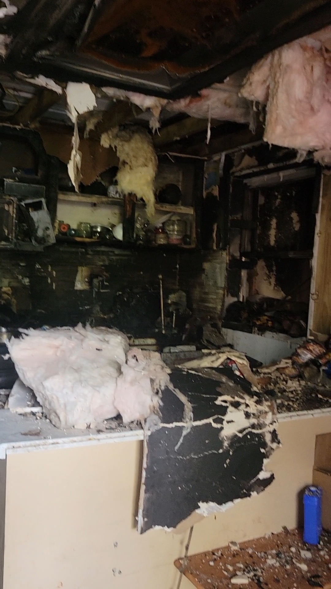 Kitchen fire recovery campaign photo, 2 of 4