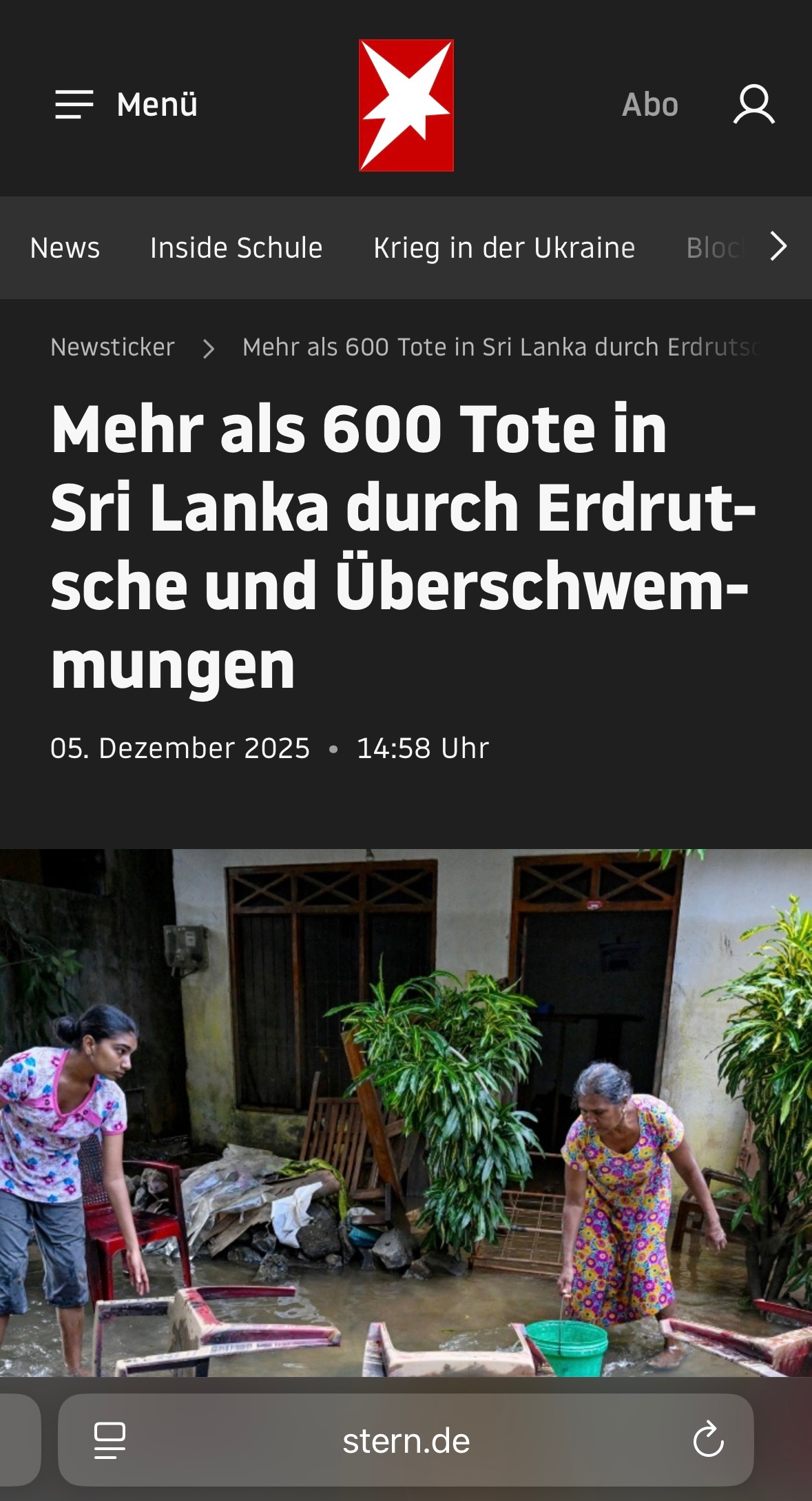 Spende nach Sri Lanka, Haus zu Renovieren nach Erdrutsch campaign photo, 2 of 6