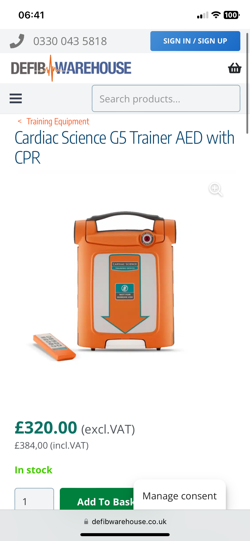 Raise funds for a training defibrillator campaign photo, 2 of 4
