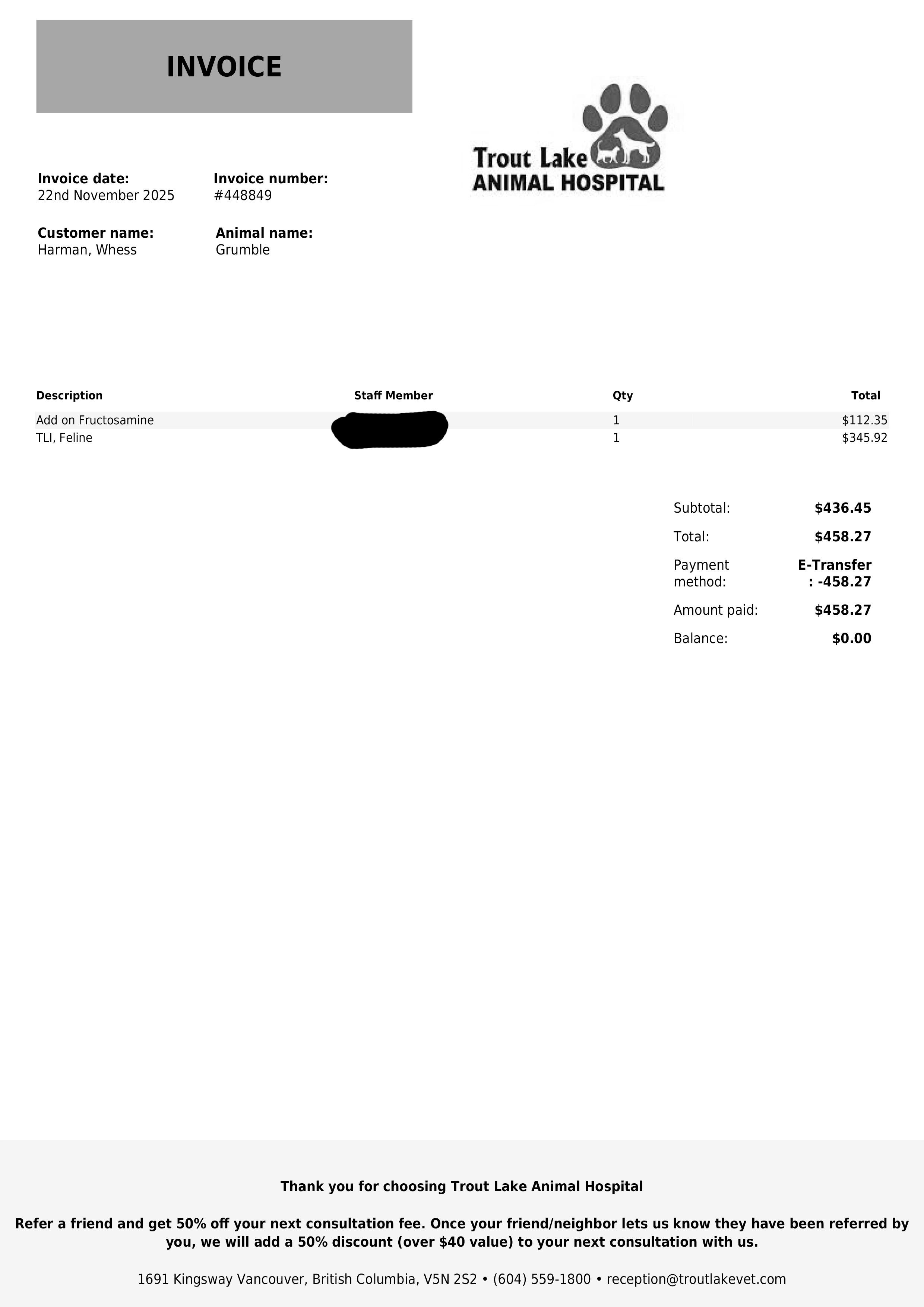 Updated: Emergency Vet Bills and Cremation campaign photo, 6 of 7