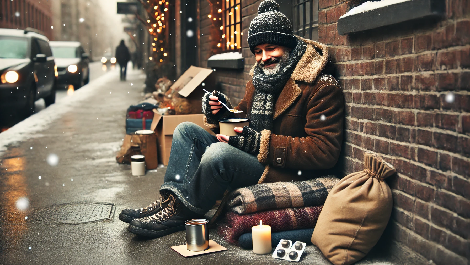 Giving back to the homeless for Christmas photo