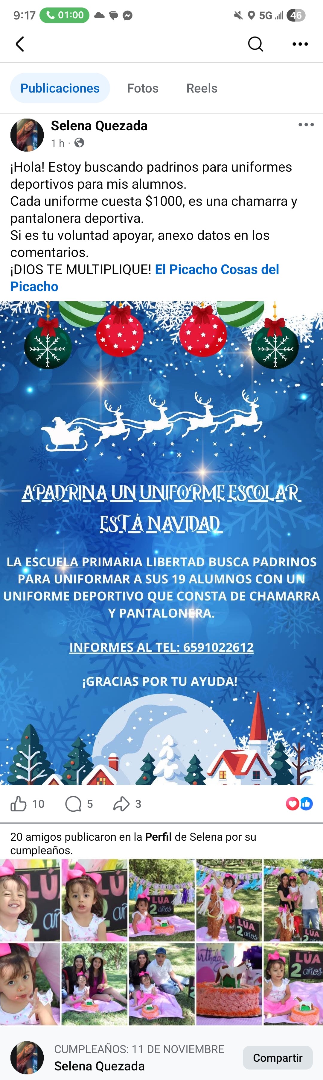 Ayúdanos a cumplir un sueño campaign photo, 2 of 5