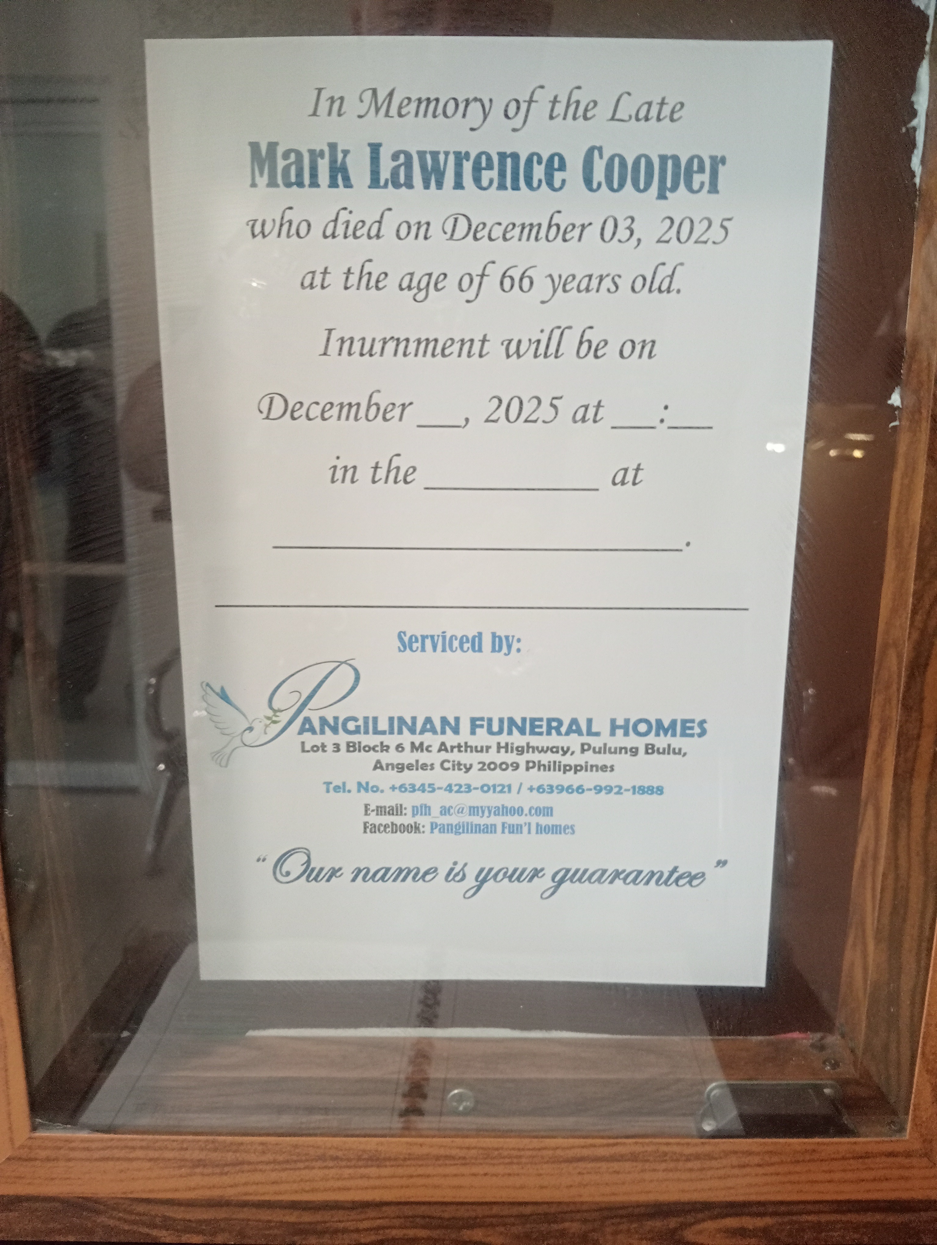 Support for Mark's Family in San Fernando campaign photo, 2 of 5