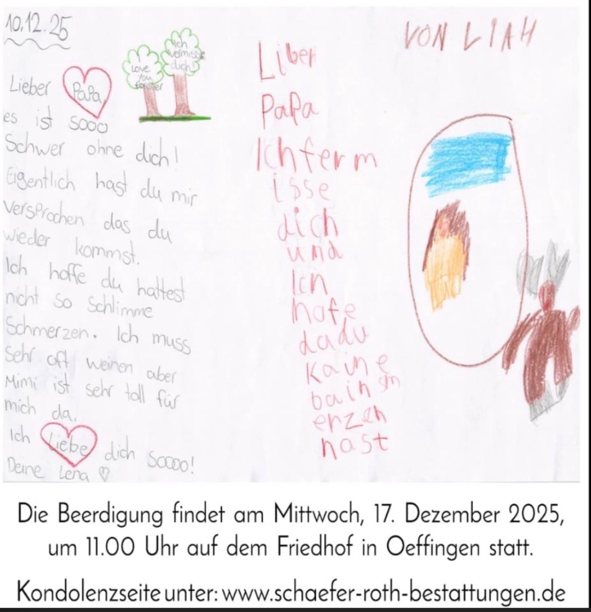 Für die Hinterbliebenen ( Janina Lena Leon Liah) von Andy campaign photo, 4 of 6
