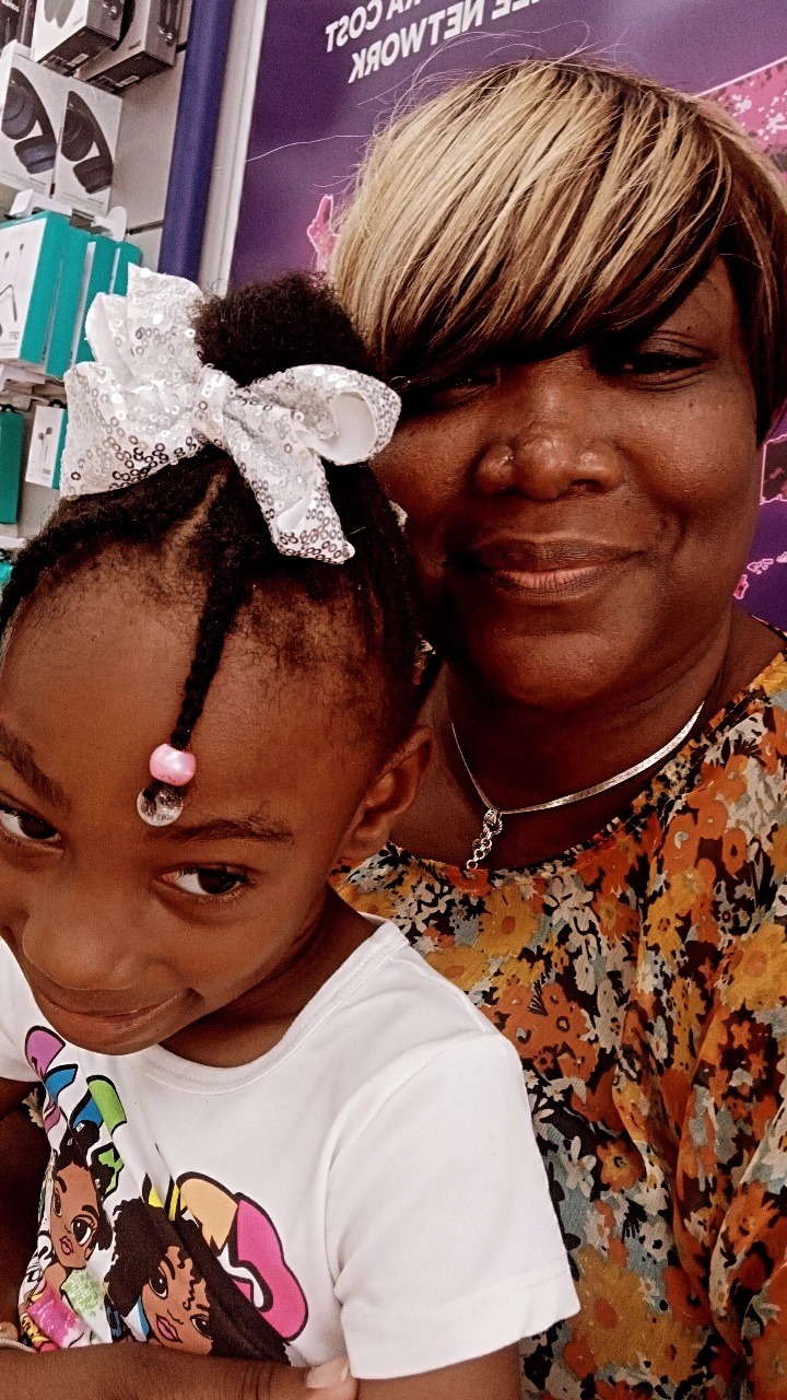 Grandmother supporting her granddaughter, siblings hardship. campaign photo, 5 of 6