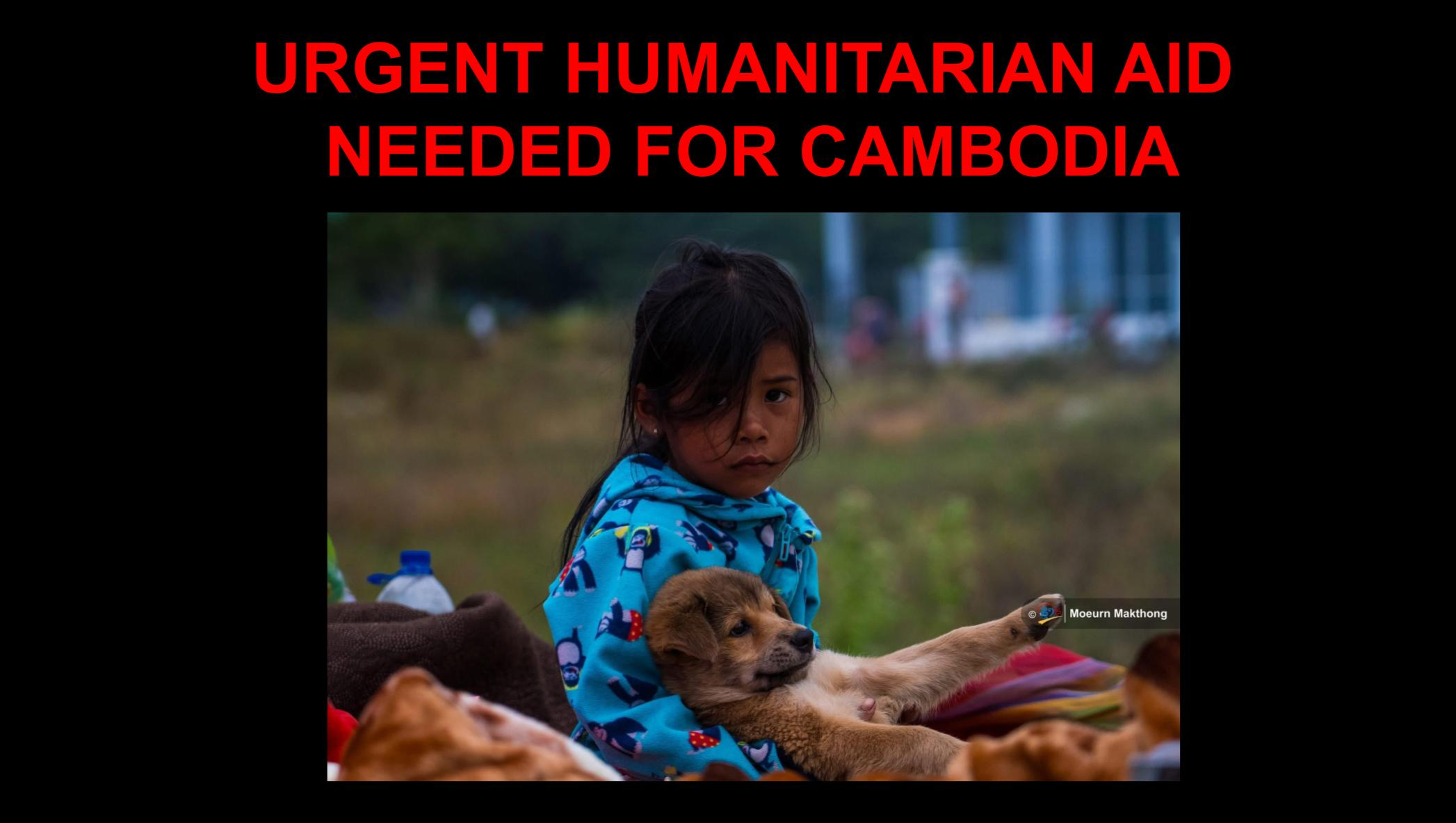 URGENT HUMANITARIAN AID FOR CAMBODIA photo