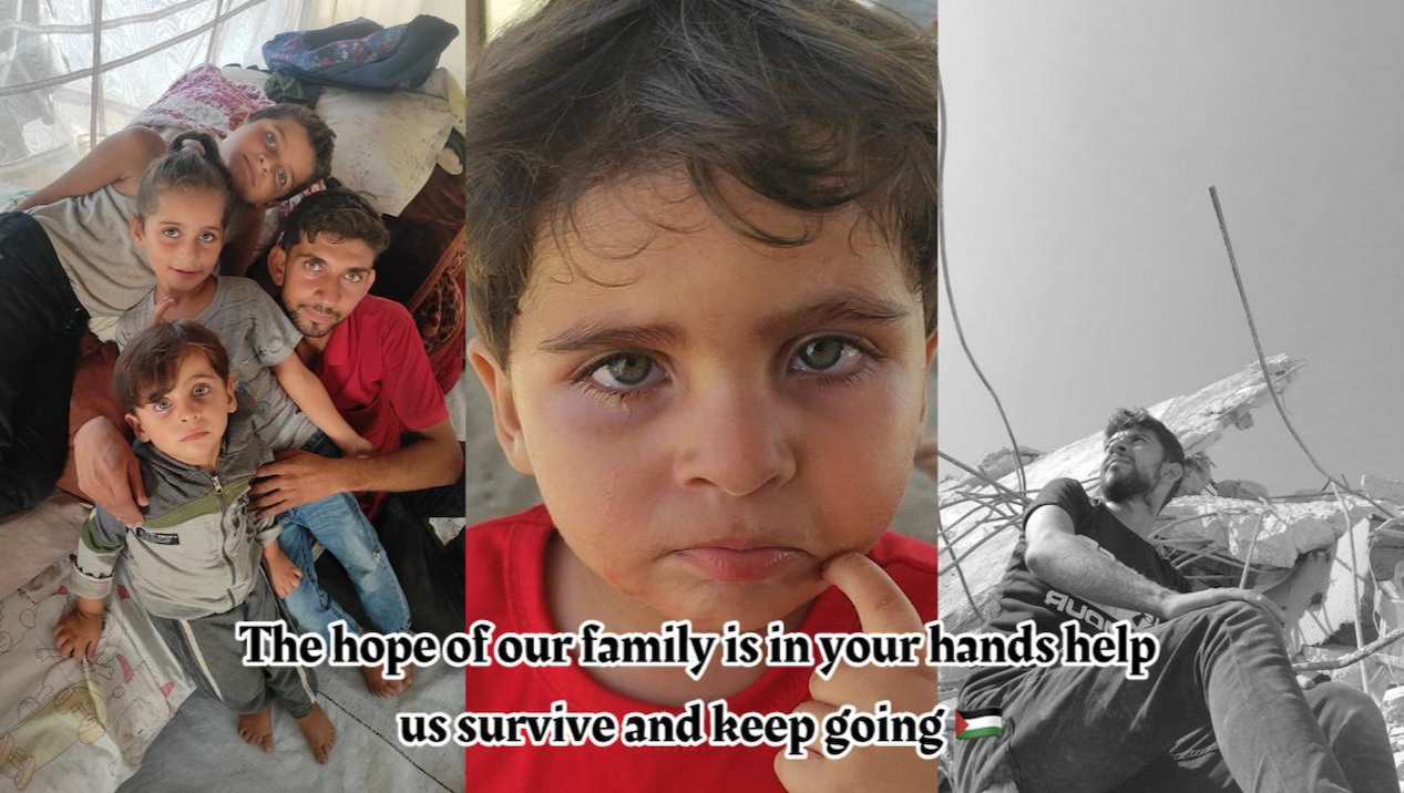 Lives at Risk: A Gaza Family Needs Food and Shelter Now photo