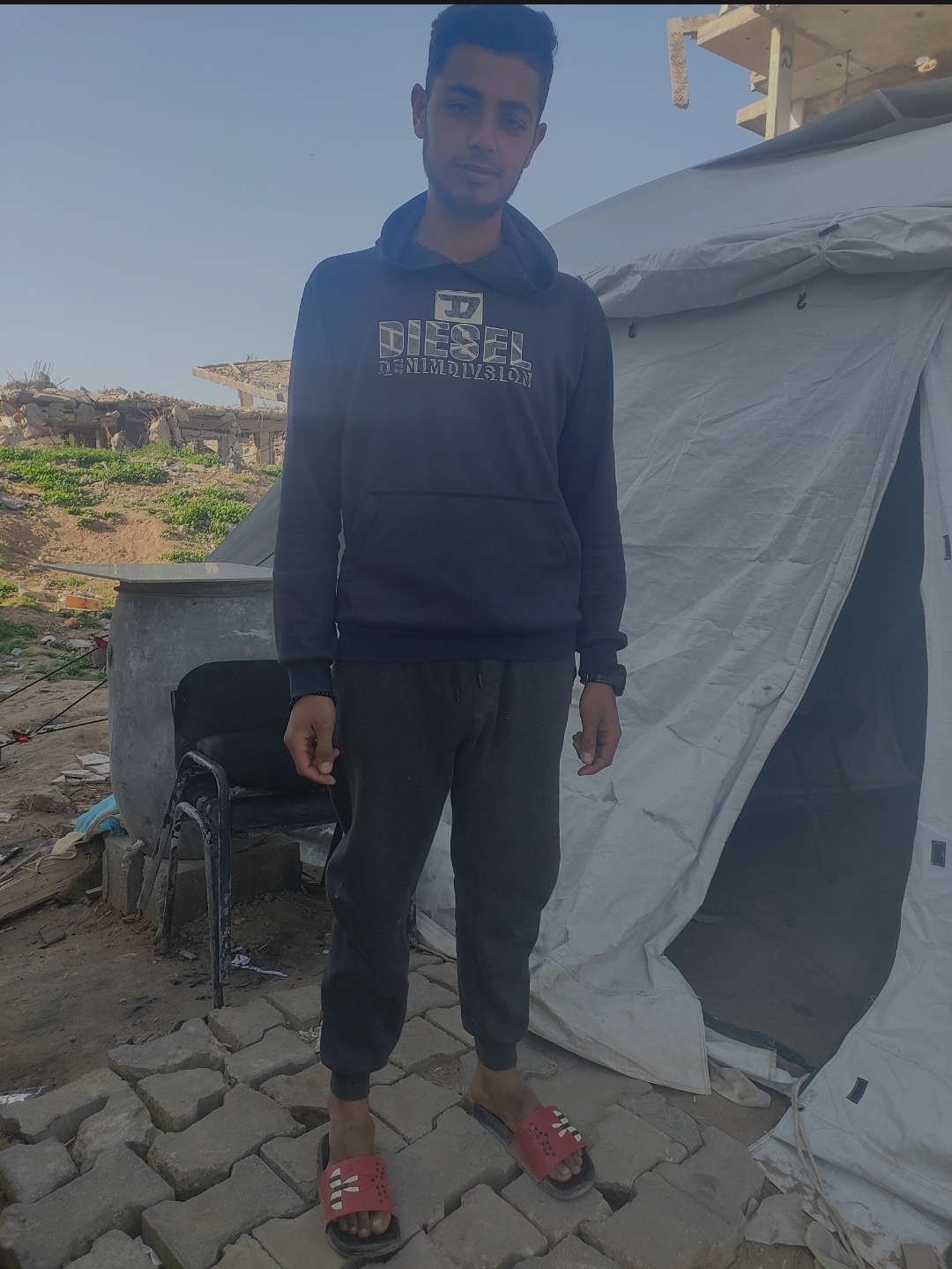 My name is Karam. Holding On to Hope in Gaza. campaign photo, 2 of 8