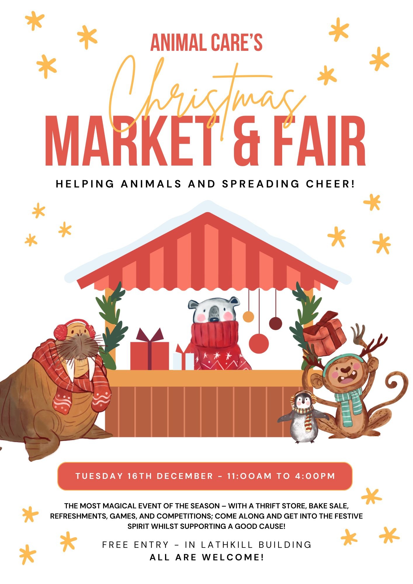 Animal Care's Christmas Market and Fair campaign photo, 2 of 4