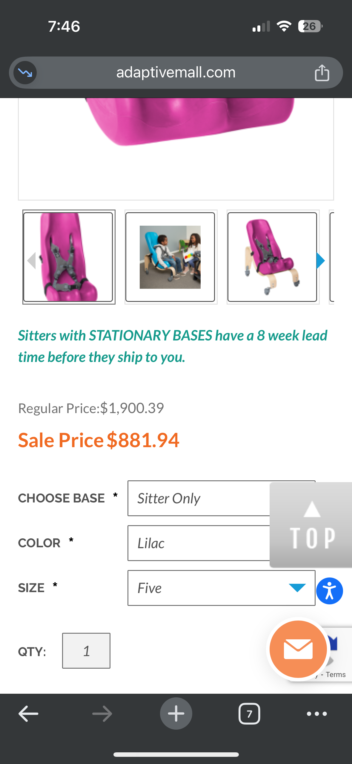 Help Paisley Get Her New Special Tomato Chair campaign photo, 4 of 5