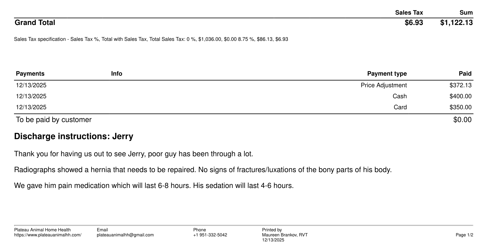 Help Save Jerry After Coyote Attack campaign photo, 2 of 7