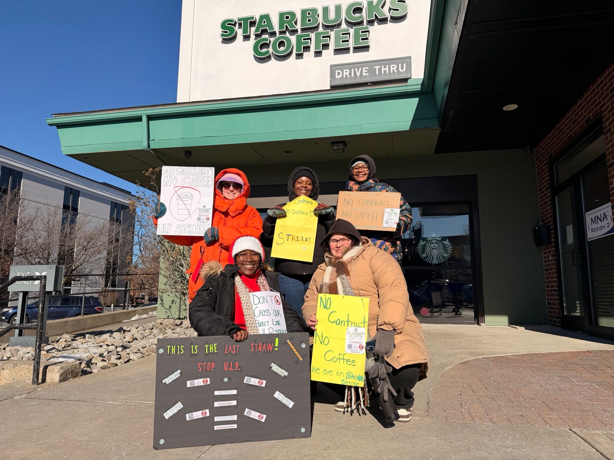 Support Starbucks Baristas on ULP Strike in Worcester! campaign photo, 2 of 6