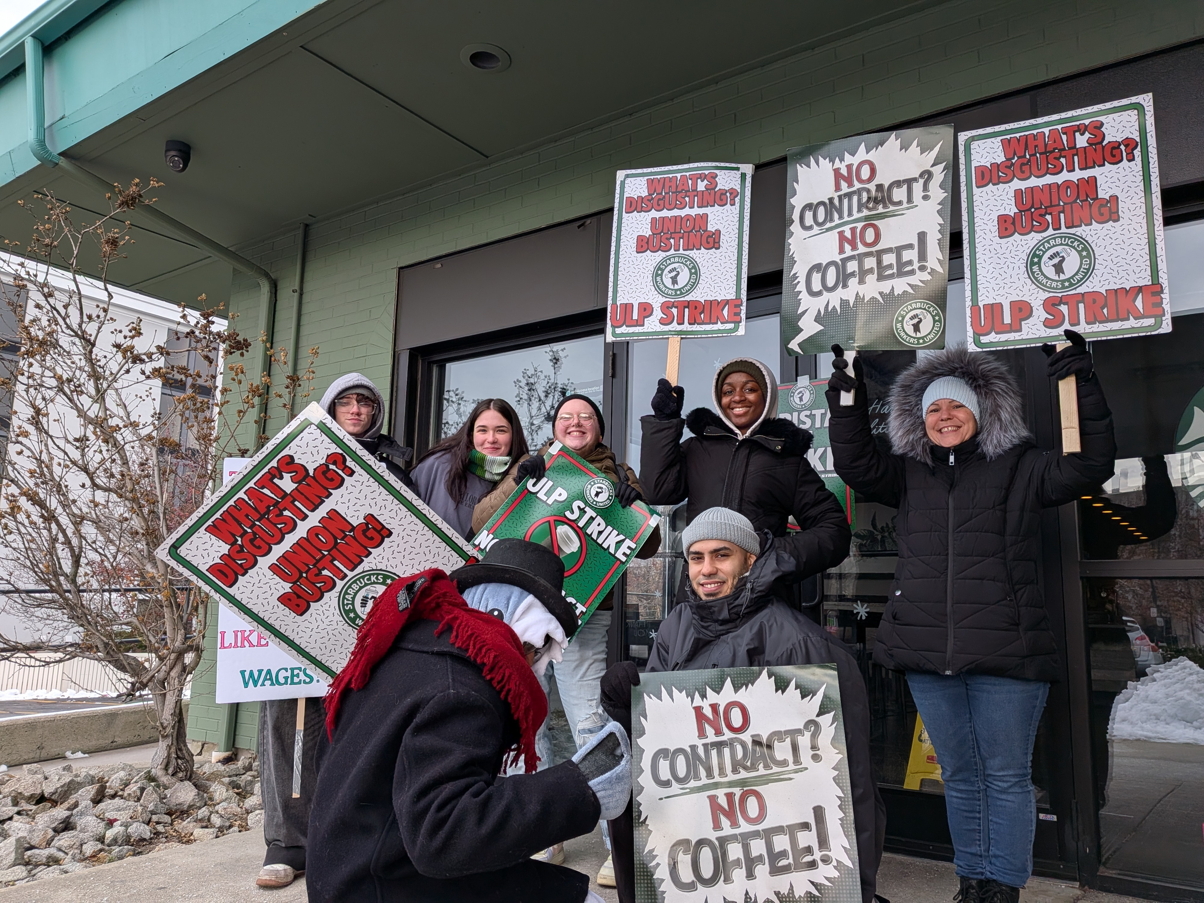 Support Starbucks Baristas on ULP Strike in Worcester! campaign photo, 5 of 6