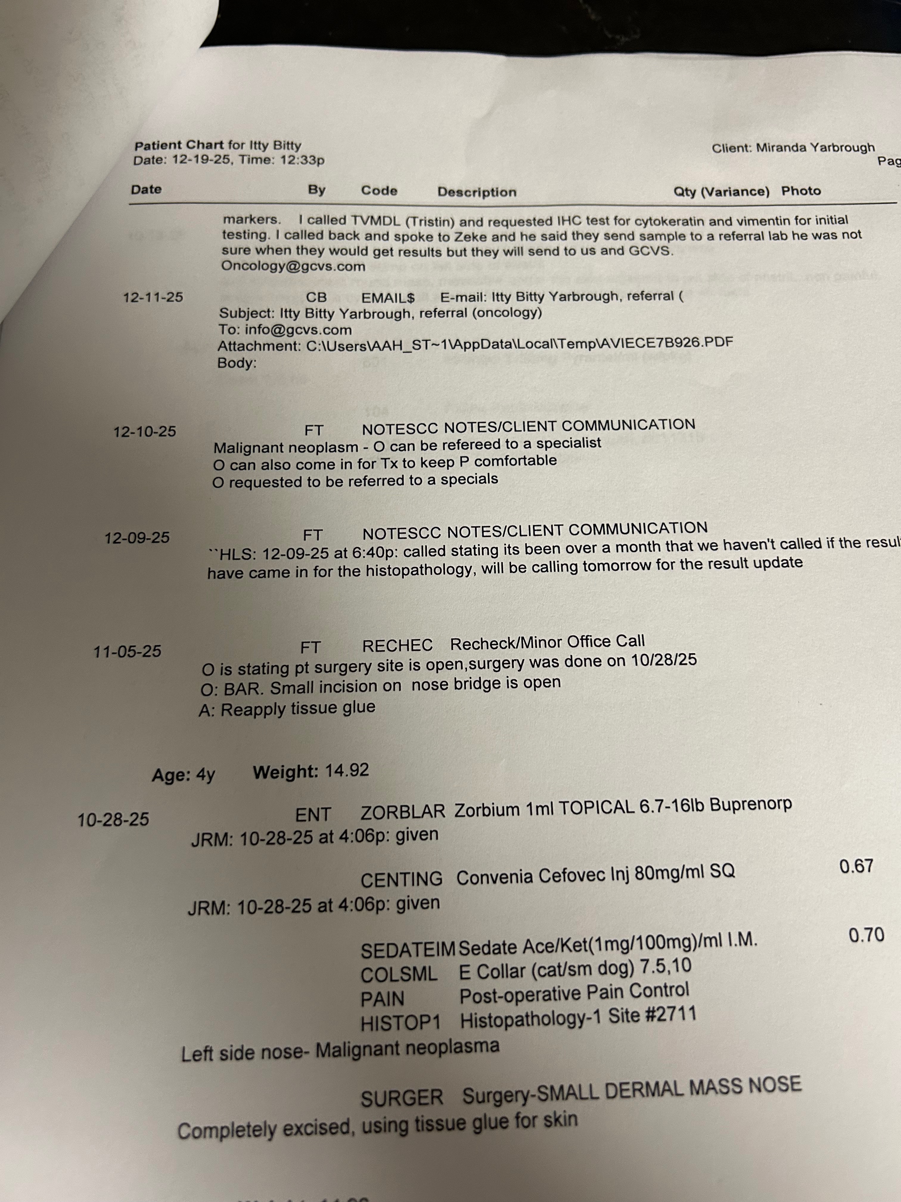 Fundraiser by Miranda Yarbrough : Help Itty Bitty Beat Cancer