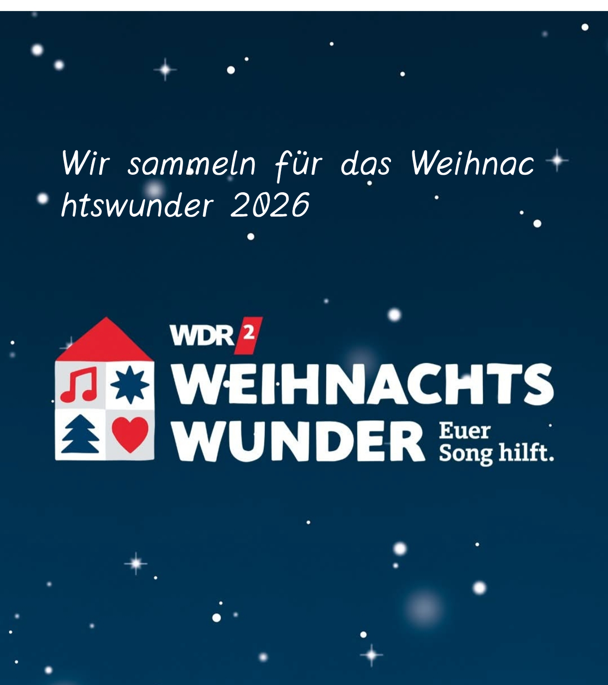 Wir spenden für das Weihnachtswunder 2026 campaign photo, 2 of 4